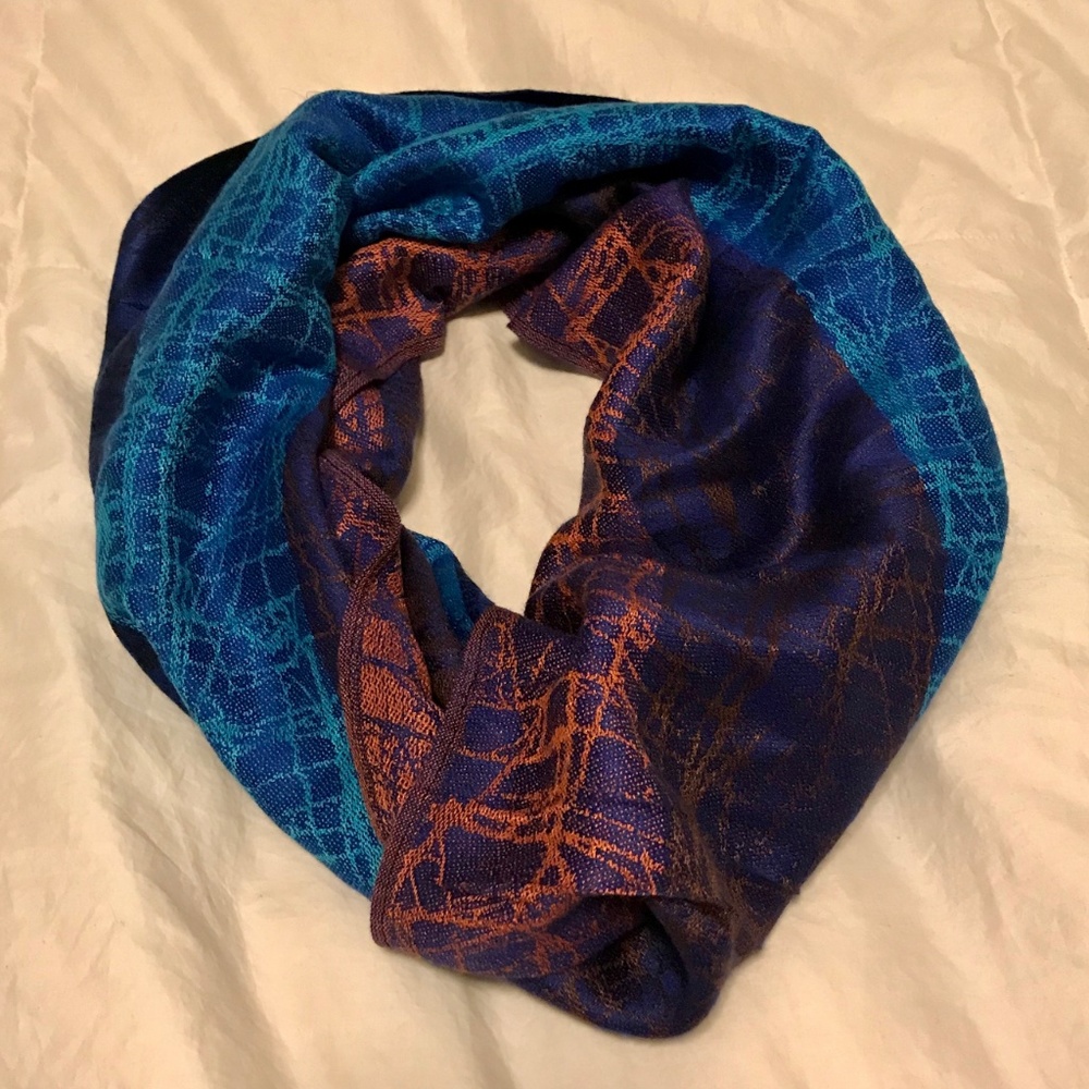 NEVER WORN Multi Jewel Tone Infinite Scarf